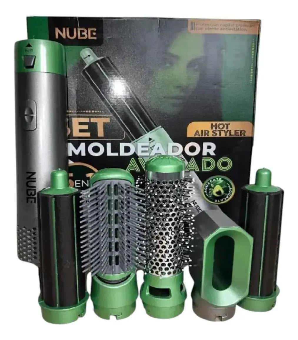 SET DE CEPILO SECADOR 5 EN 1 AGUACATE